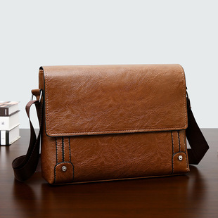 Men's Horizontal Men's Business briefcase single shoulder crossbody men's bag men's backpack file bag cover