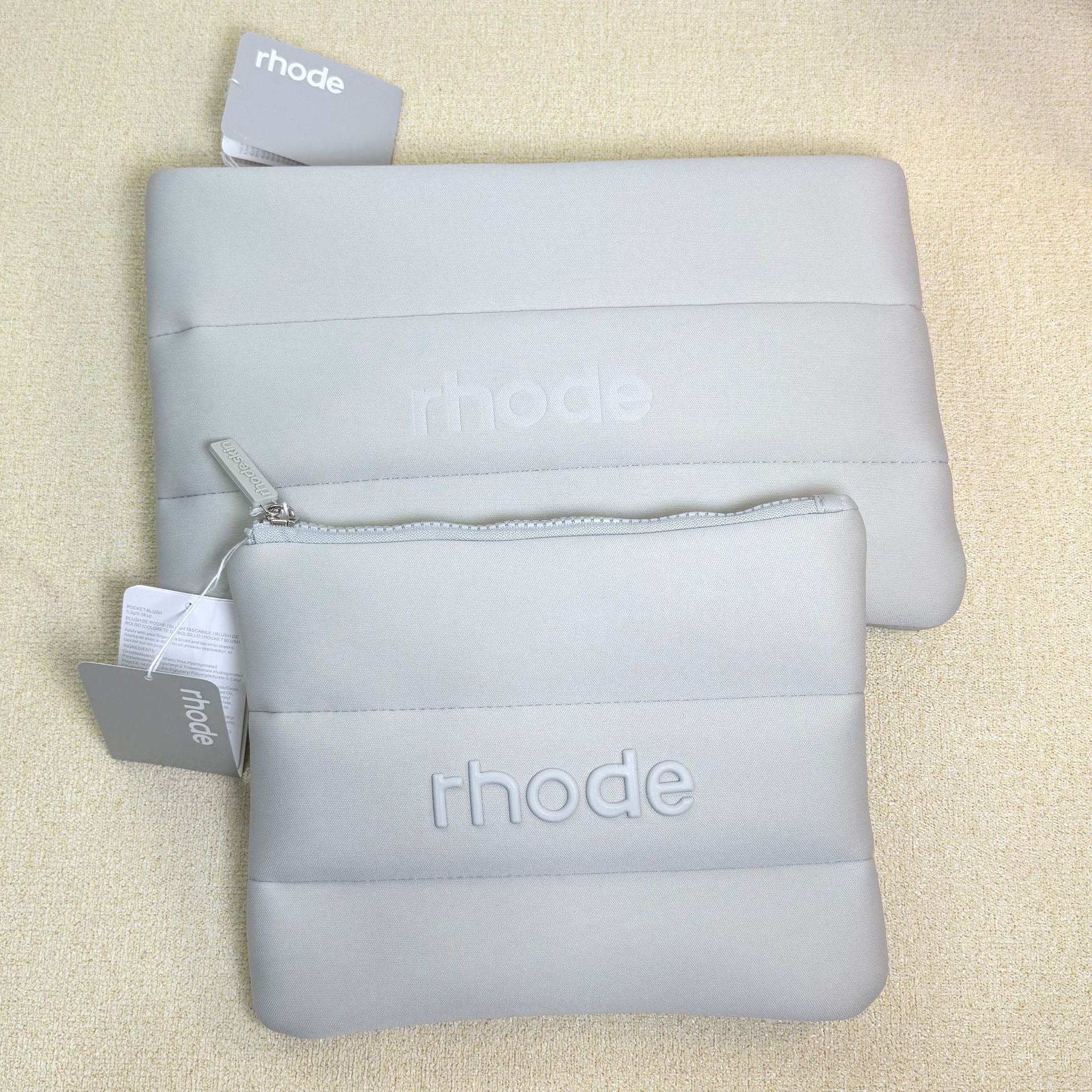 Rhode Hailey el mismo tipo de piel hailey bolsa de maquillaje bolsa de maquillaje bolsa de maquillaje caja