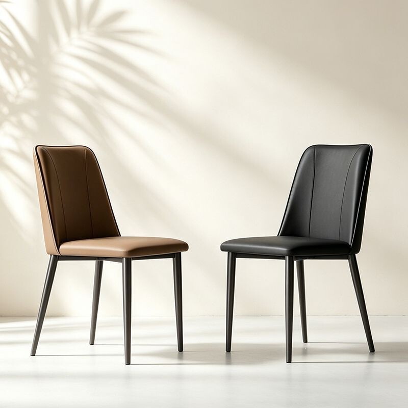 Italian-Style Dining Chair for Home Use, Modern Minimalist High-End Chair, Minimalist Dining Table and Chair, Designer Hotel Model Room Backrest Chair Italian-Style Dining Chair for Home Use, Modern Minimalist High-End Chair, Minimalist Dining Table and Chair, Designer Hotel Model Room Backrest Chair