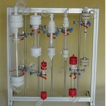 中压特制玻璃层析柱（带转换接头）5.0*20 离子交换柱