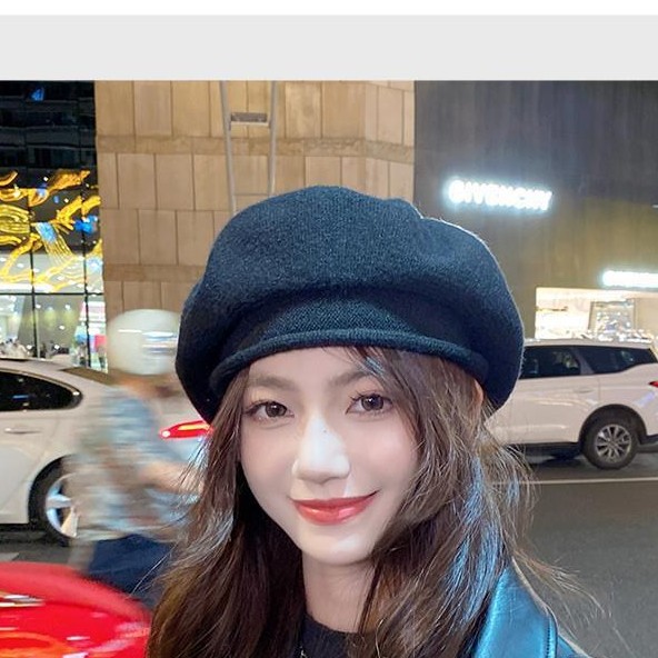 Women's Vintage Wool Beret For Autumn And Winter Hat_voghion.com