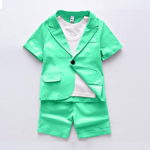  new style. Children's suit, summer two-piece suit, boy's performance clothing, dress, program host performance clothing