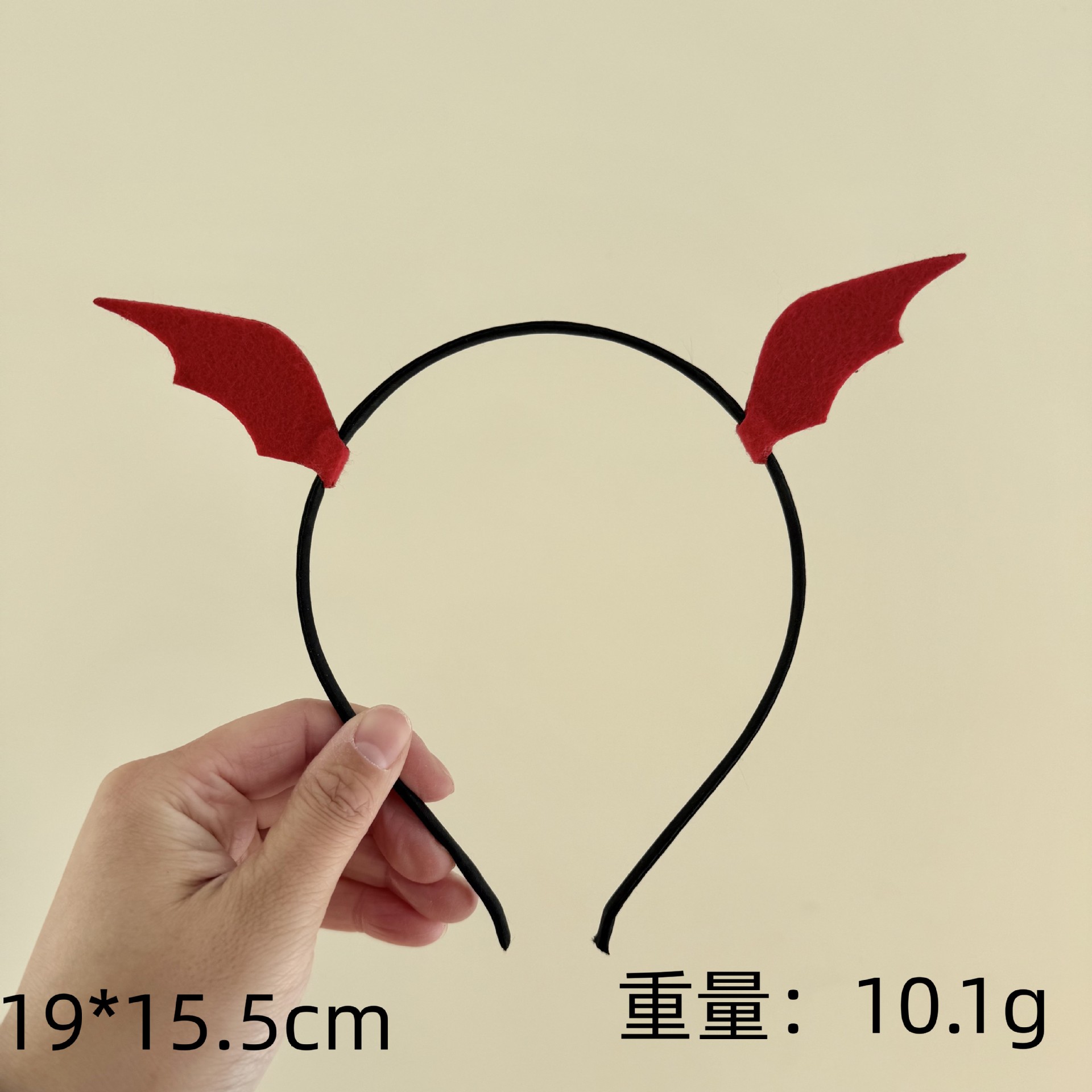 박쥐날개 머리띠-레드