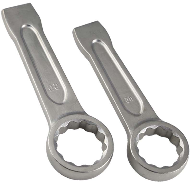 안티 마그네틱 화이트 스틸 타악기 링 렌치 304 스테인레스 스틸 독일 표준 타악기 12 앵글 링 렌치 녹 방지 및 부식 방지