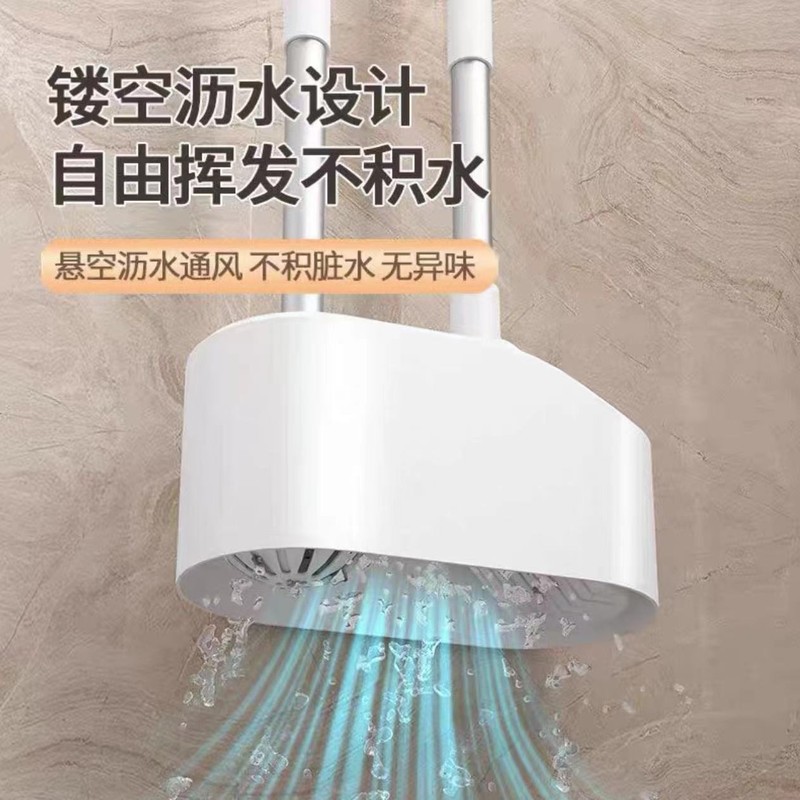トイレブラシ トイレ掃除 家庭用 多機能セット 卸売 壁掛け 穴あけ不要 死角なし 日韓で人気|undefined