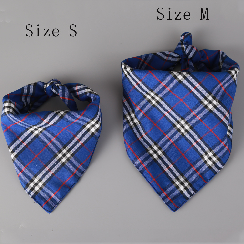 Fabricante en stock transfronteriza mascota bufanda perro doble capa algodón triángulo toalla mascota saliva toalla perro bufanda perro toalla