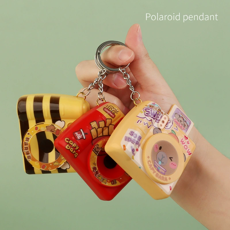 Polaroid, креативная милая светящаяся камера, игрушка, сумка, подвеска, детский качатель, брелок, мигающий свет