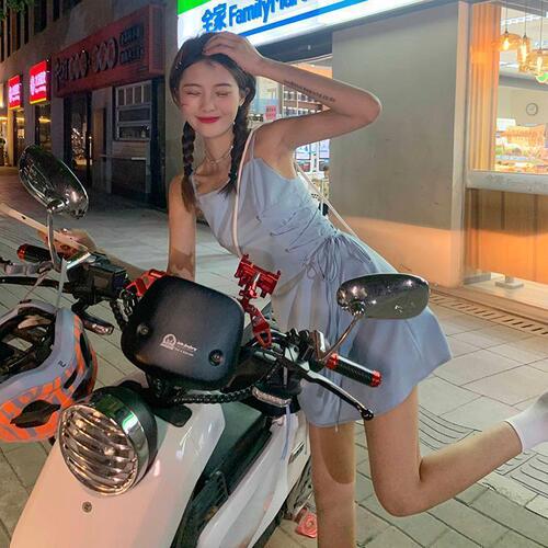 Summer Two-Piece Korean-Style Design Sweet and Cool Blazer Short Sleeve Loose Women's Suit Set