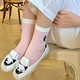 Miaojia Forrest Gump Training Shoes 2024 Spring and Summer New French Ballet Flat Shoes Round Toe Lace-up Single-layer Shoes for Women