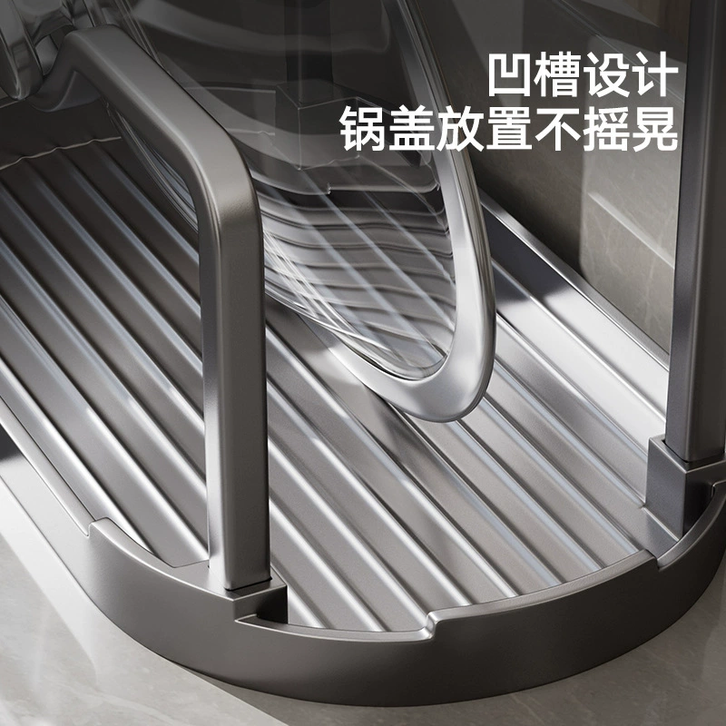 Полка для крышек кастрюль, настольная полка для хранения, бытовая полка для лопаток, настенная многофункциональная крышка кастрюли, ложка для слива, напольная оптовая продажа