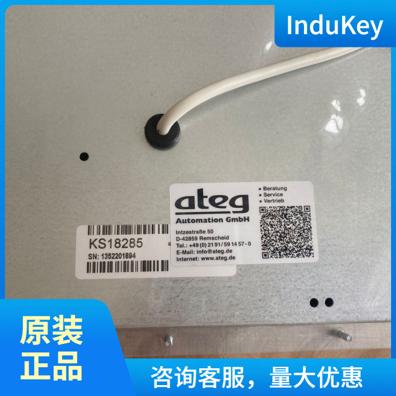 German Indukey (Ateg) Industrial Keyboard Mouse Tks-105C-Touch-Modul-Usb-