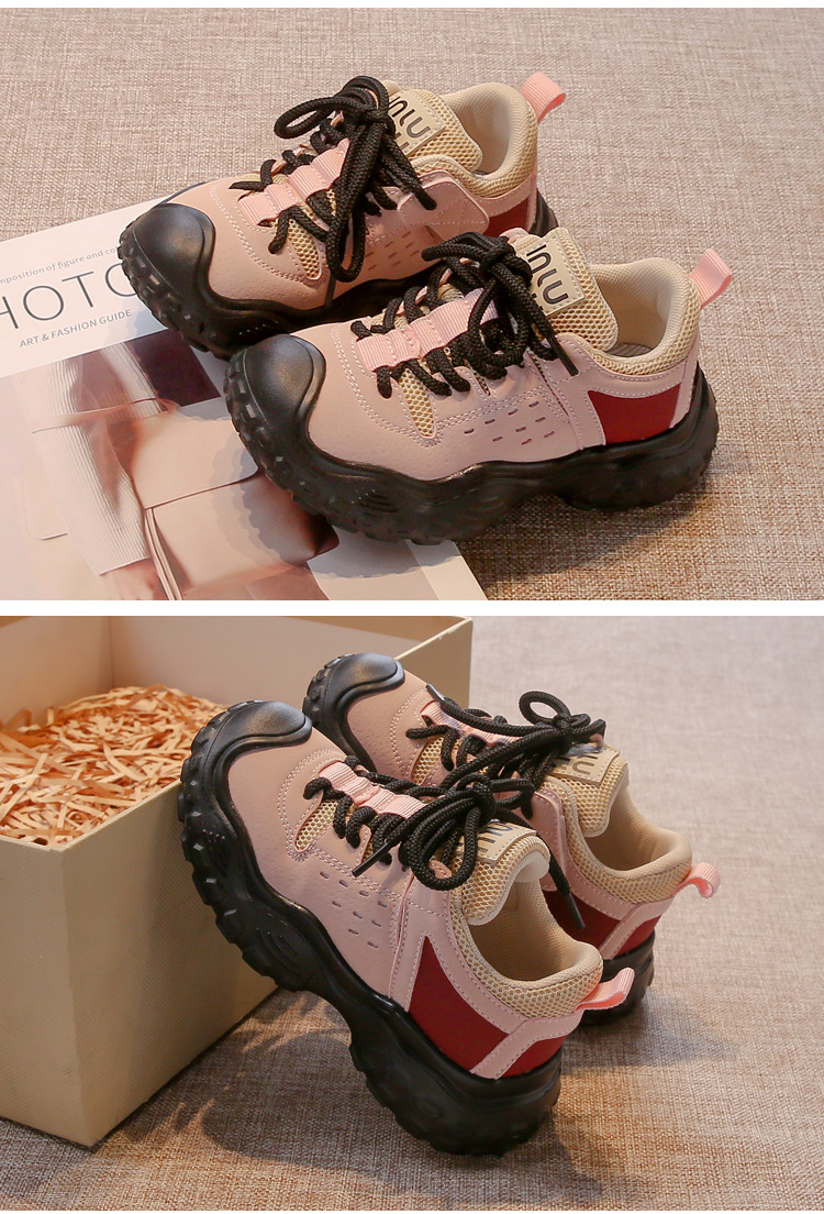 Jungen 2024 Frühling und Herbst Bergsteigen Weiche Sohlen Anti-Rutsch Weibliche Baby Sport Mode Kinder Casual Single_voghion.com