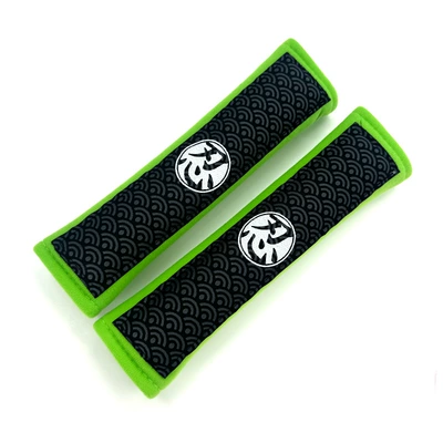 factory direct sale in stock, Seat belt shoulder pad - ninja-fluorescent-green