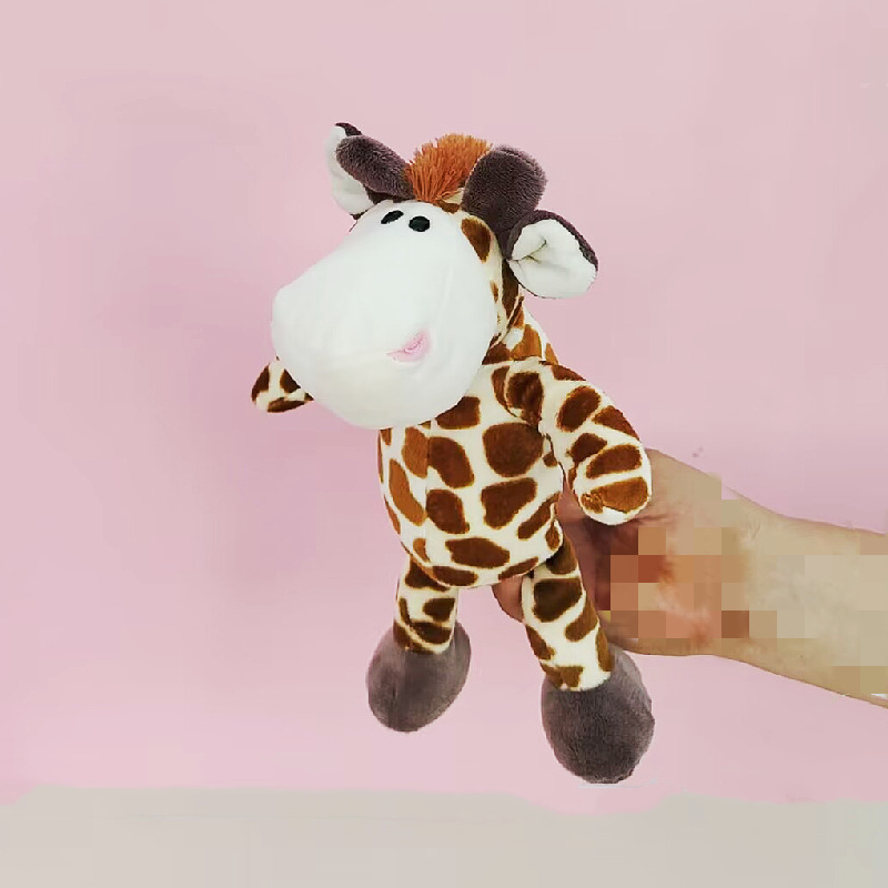 Linda fiesta de animales, muñeco de ciervo, simulación de ciervo sika, muñeco de peluche, muñeco de trapo, regalo de cumpleaños transfronterizo