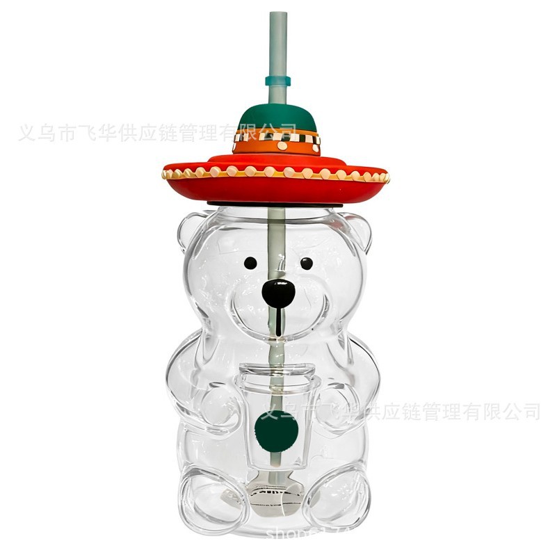 El éxito transfronterizo Teddy Bear Cup, 2025 Cute Coffee Mugs Teddy Bear