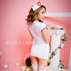 Underwear, knitted white nurse uniform, set, plus size, internet celebrity, wholesale