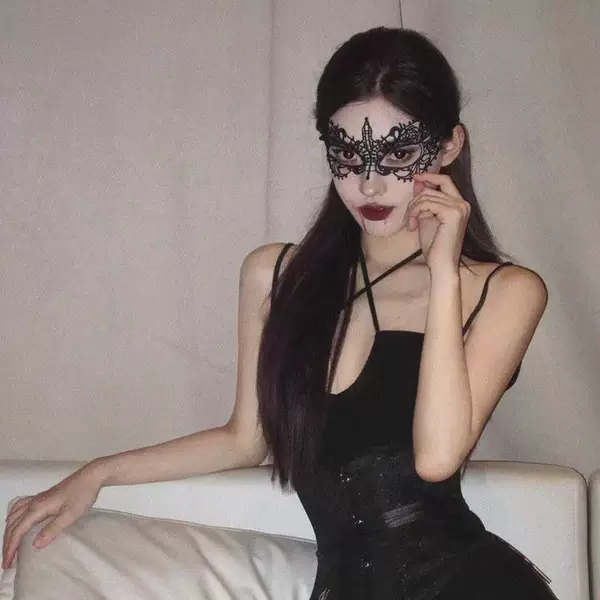 Halloween Masquerade Mask Sexy Black Lace Embroidery Sexy Props Eye Mask Wholesale Dropshipping