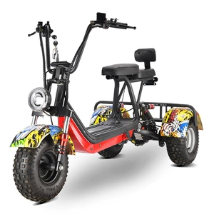 EEC DOT Yetkin Skuter Üç Təkərli Motosiklet Harley Elektrikli Avtomobil HM-6