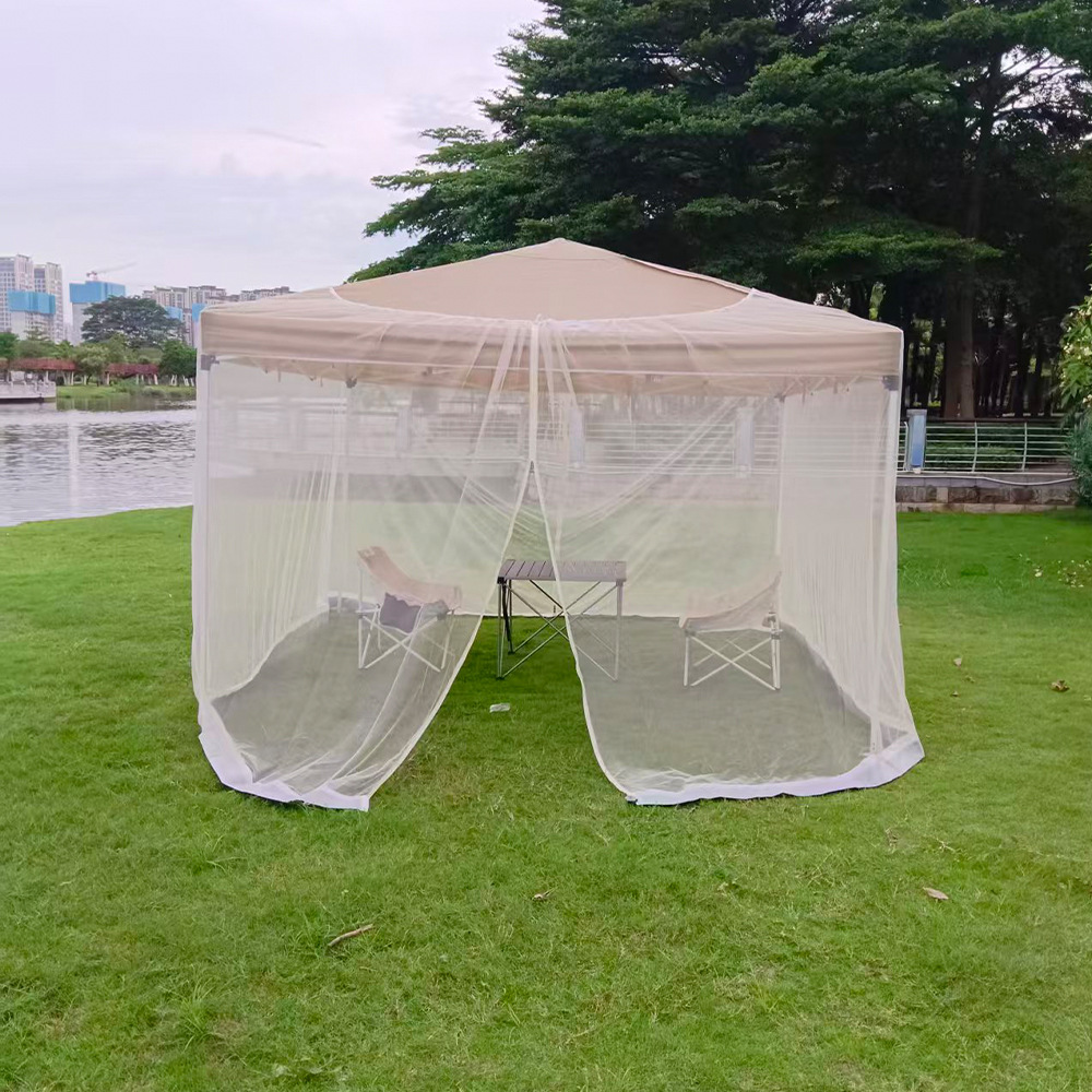 Camping Tent Outdoor Mosquito Net Anti-Mosquito Cross-Border Grassland Picnic Portable Car Tent Source Factory Promotion