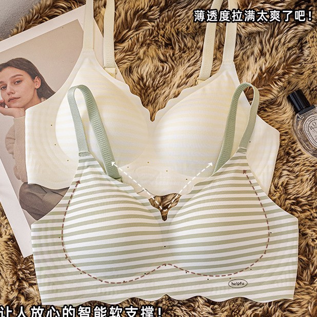 Venta directa de fábrica comercio electrónico transfronterizo Sudeste de Asia Vietnam Tailandia damas sin costuras sujetador de recogida lateral cómodo