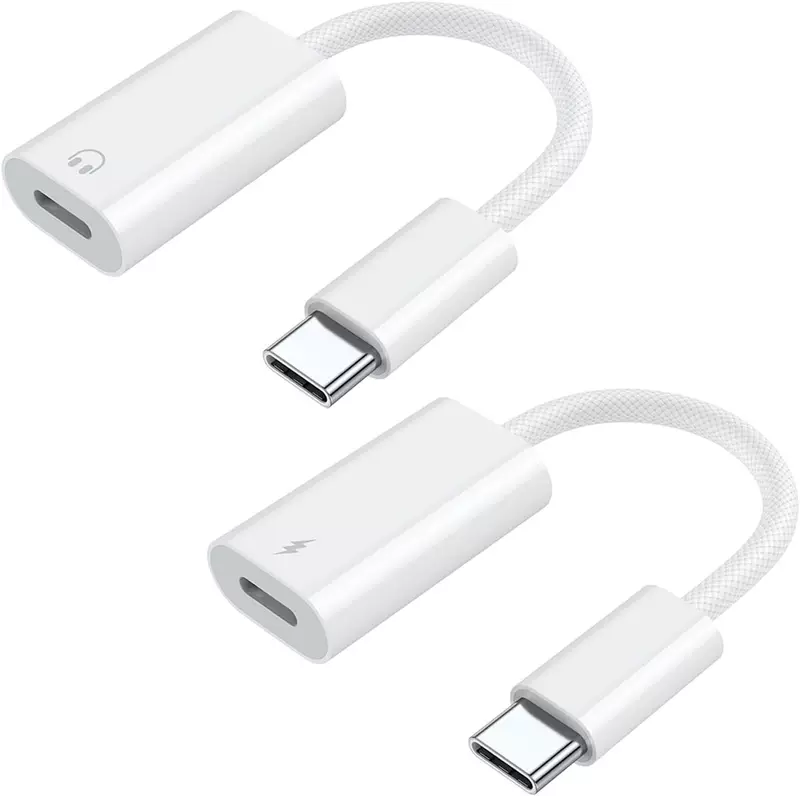 Адаптер USB-C (шт.) на Lightning (гн.), для iPhone 15/Plus/Pro