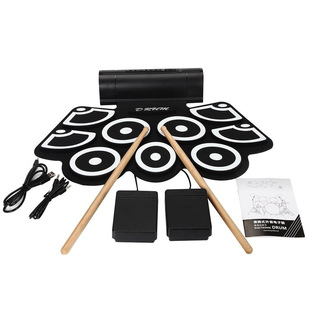 Percussion MD760 Thickened Silicone Hand Roll Drums Jazz Drums USB Electronic Drums Wholesale Cross-border