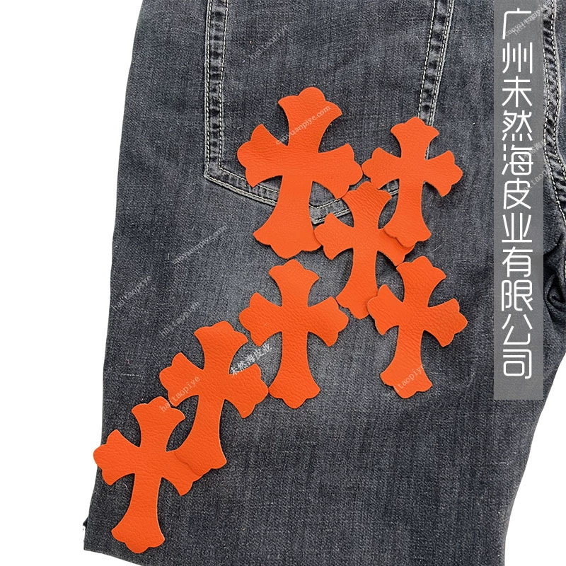 Оранжевый набор кроссовок Patch CH Crowe Trendy Brand Jeans 100% пара Diy