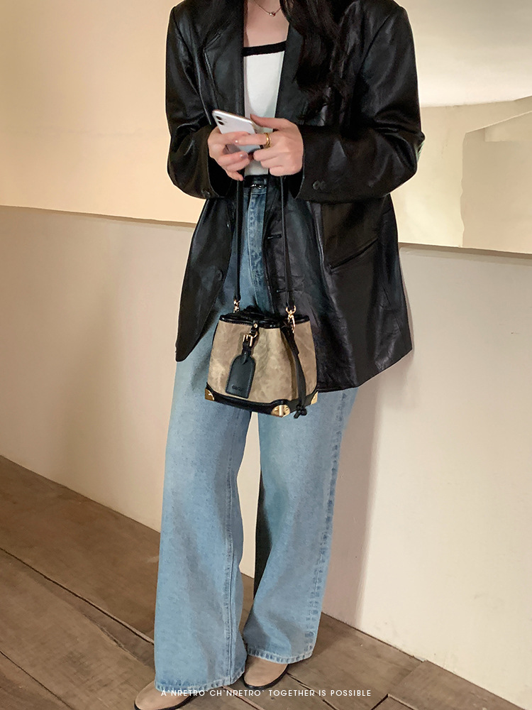 Designer Eimer Tasche Für Damen Als Schulter Und Umhängetasche_voghion.com