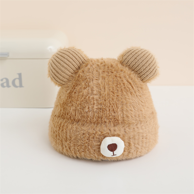 Niños Unisex Lindo Estilo Simple Oso Bordado Gorro De Lana display picture 30