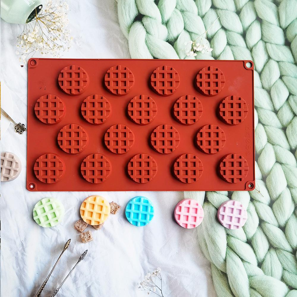 18-in-1 Wafer Cookies, Soap Molds, Chocolate Cookies, Cake Molds, Ice Cream, Candy Silicone Molds