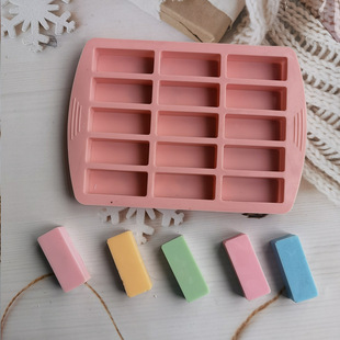 15 company long strip small 188 silicone mold cake ice cream pudding dessert mold soap baking utensils