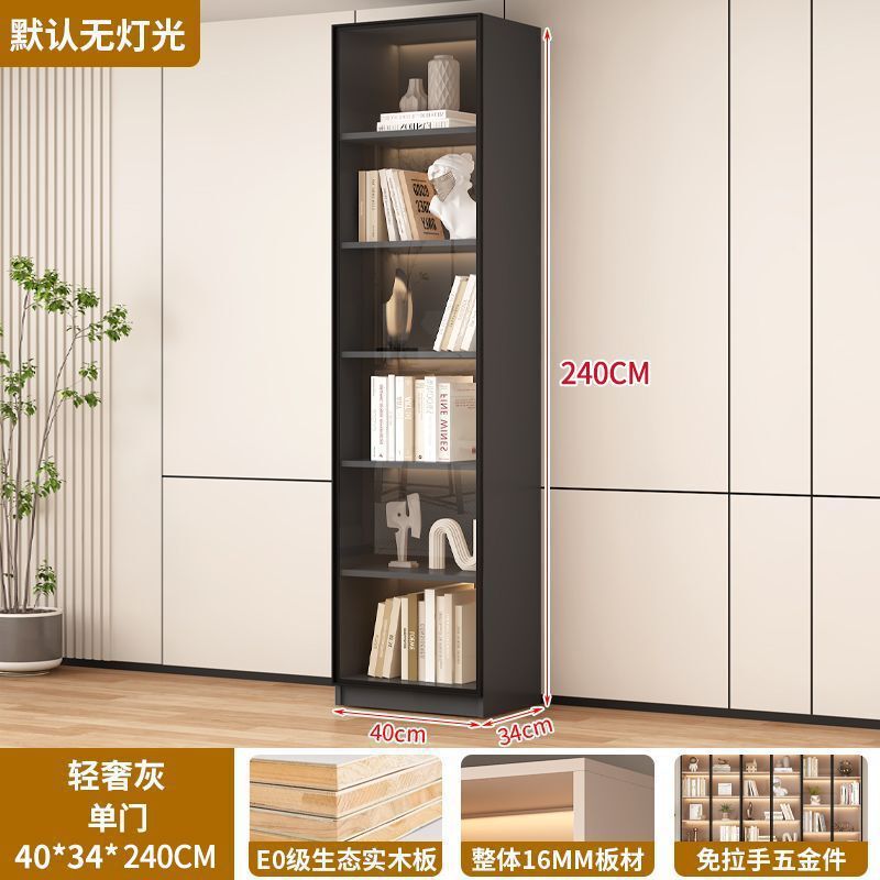 Home Bookcase with Glass Doors, Integrated into the Living Room Wall, Modern Light Luxury Custom Storage Cabinet, Wine Cabinet, Bookshelf Display Home Bookcase with Glass Doors, Integrated into the Living Room Wall, Modern Light Luxury Custom Storage Cabinet, Wine Cabinet, Bookshelf Display