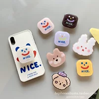 Новый мультфильм милый мобильный телефон складной держатель креативный кольцо пряжка женский персонализированный мобильный телефон настольный держатель артефакт