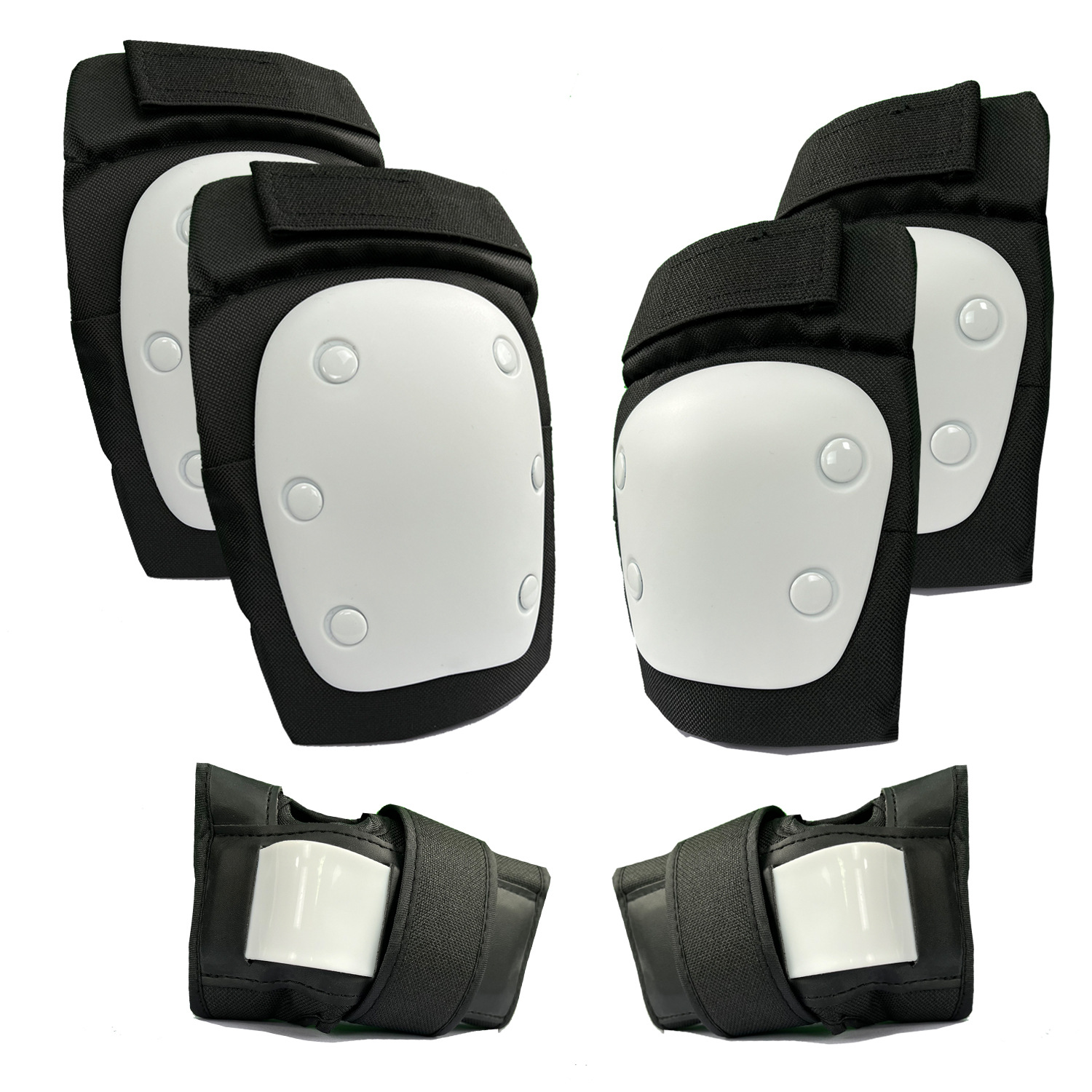 Juego de equipo de protección de patinaje sobre ruedas para niños, rodilleras, coderas, palmas, patineta, patineta, bicicleta de equilibrio, equipo de protección contra caídas para adultos