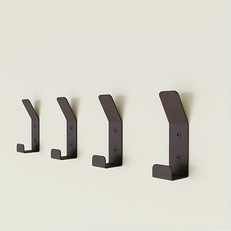 Metal Wall Hook Heavy Duty Self Adhesive Hanging Rack for Shower Room Bathroom Bedroom | Space-Saving Hooks