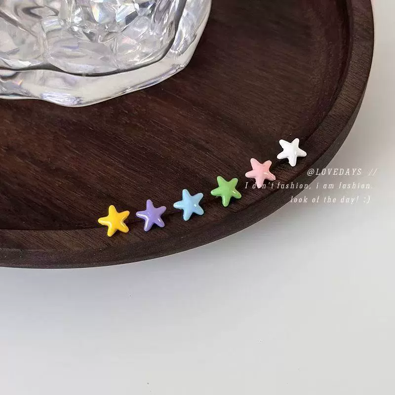 earrings korean style metal set — simple elegant designs, lightweight 0.006 kg