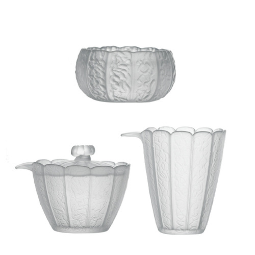 New heat-resistant glass cloud mist anti-scalding tea set Kung Fu tea cup glass lid bowl household high temperature resistant tea maker