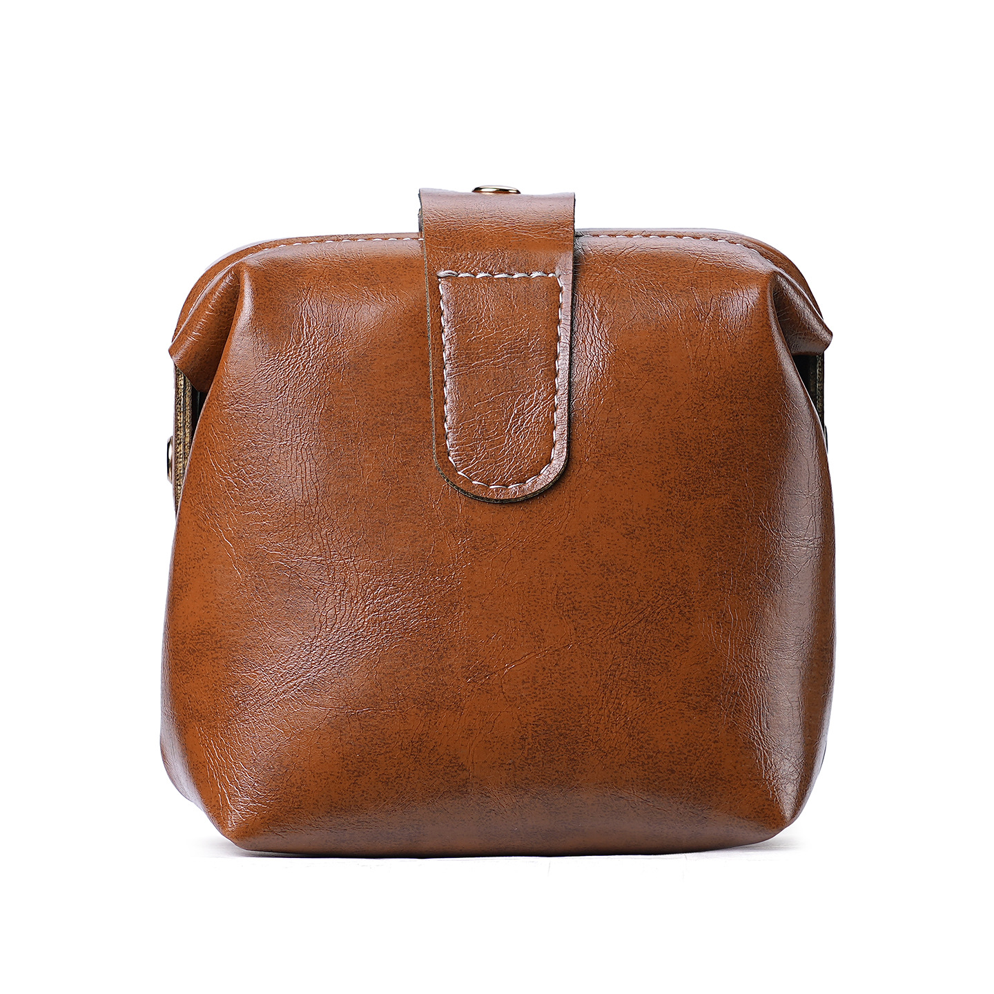 Bolsas de maquillaje hechas a mano originales de cuero suave, nicho de alto nivel, bolsas de mano para jugar bolsas de almacenamiento retro, bolsas de viaje para mujeres.