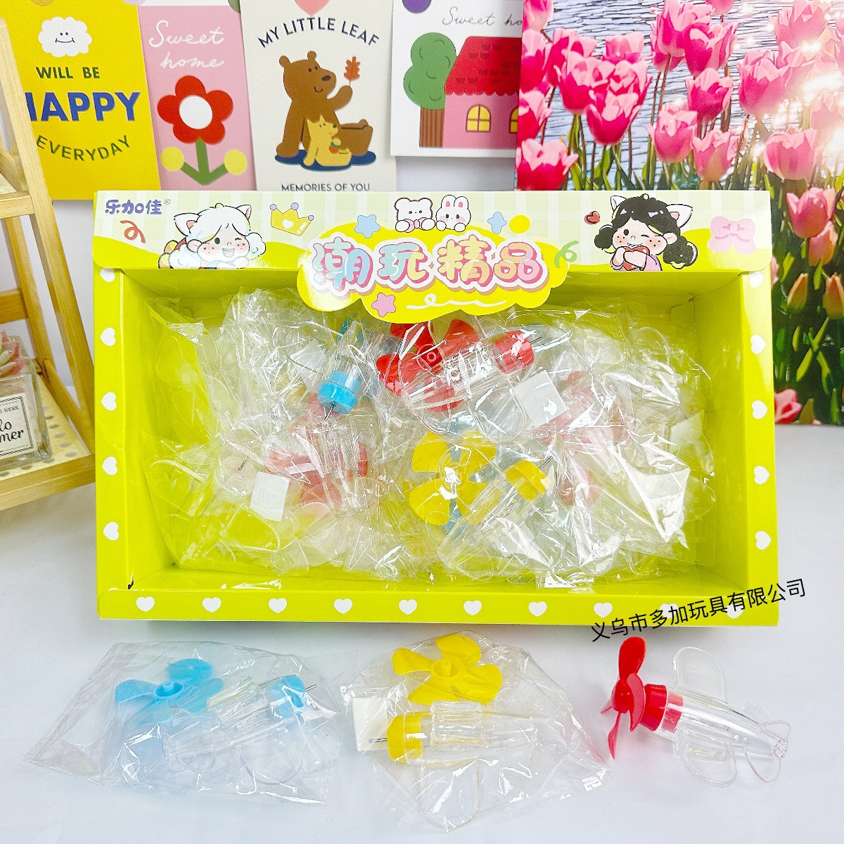 B decoración de aviones pequeños luminosos rotativos energía eólica iluminación LED luminosos adornos de coche juguetes novedosos