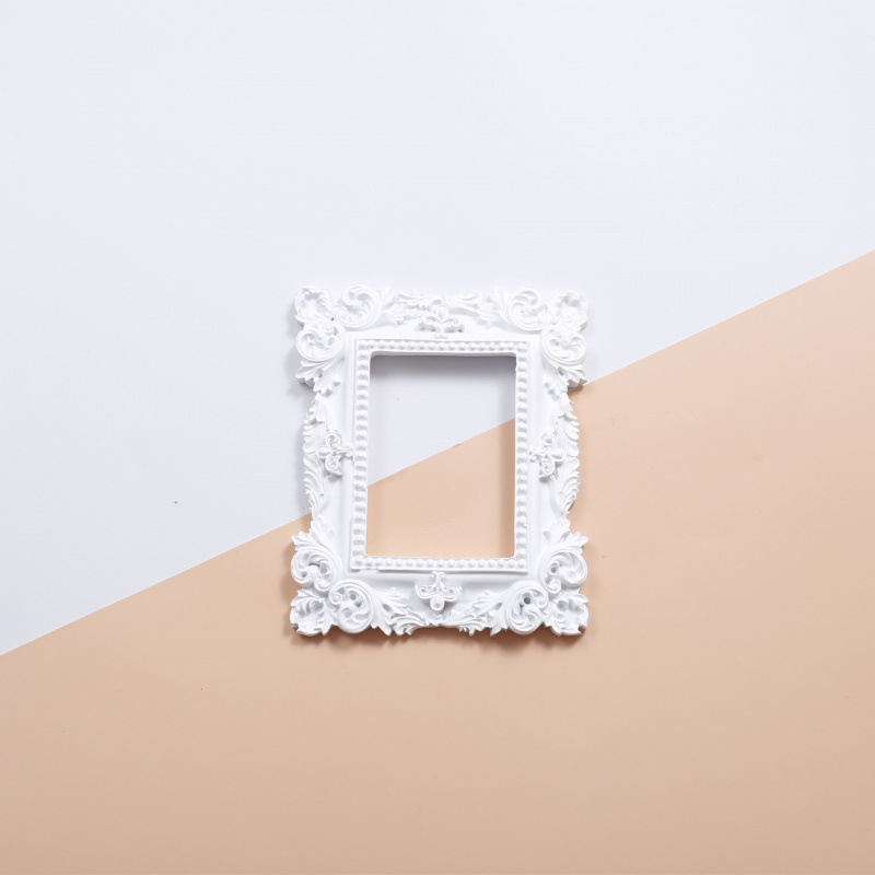 흰색 사각형 프레임 - 0x0cm