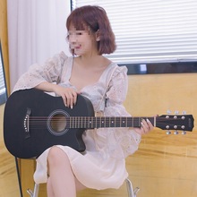 单板41寸初学者吉他学生38寸新手练习男女生入门琴民谣木吉他乐器