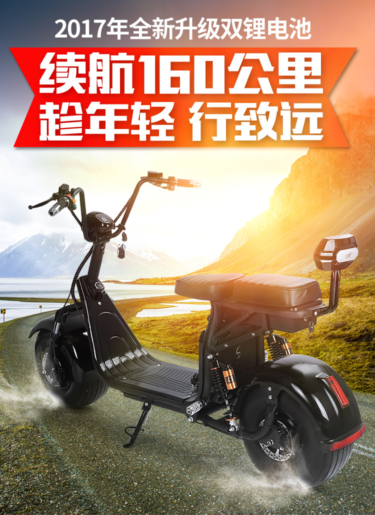 Eec Electric Scooter Detachable Electric Motorcycle X7Plus Adult Mobility Scooter Two-Wheeled Motorcycle Harley Electric Scooter