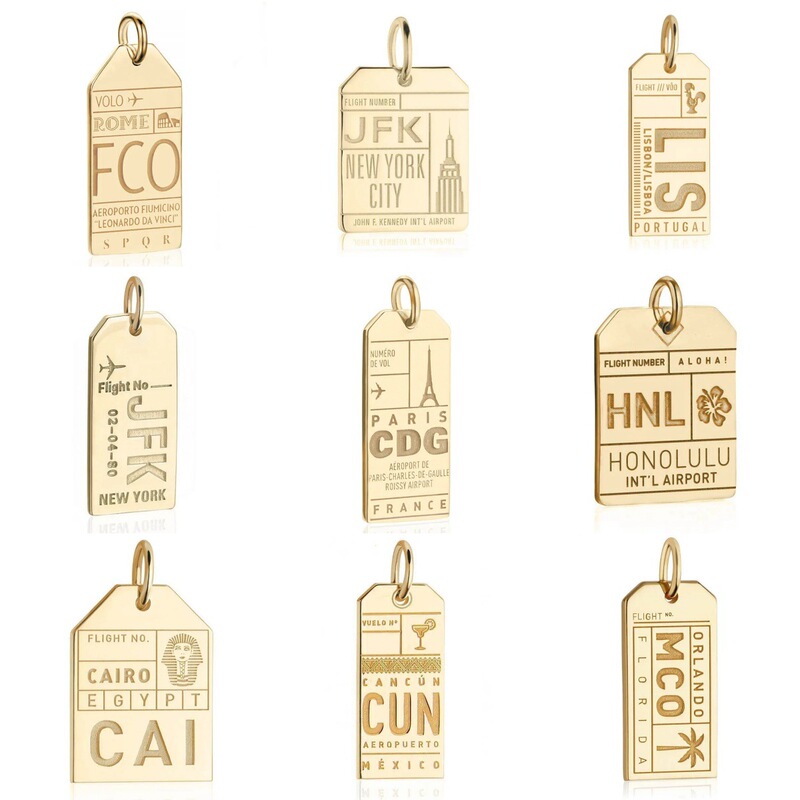 Europe and the United States cross-border popular niche diy accessories accessories pendant color 18K bag golden city accessories pendant diy Europe and the United States cross-border popular niche diy accessories accessories pendant color 18K bag golden city accessories pendant diy