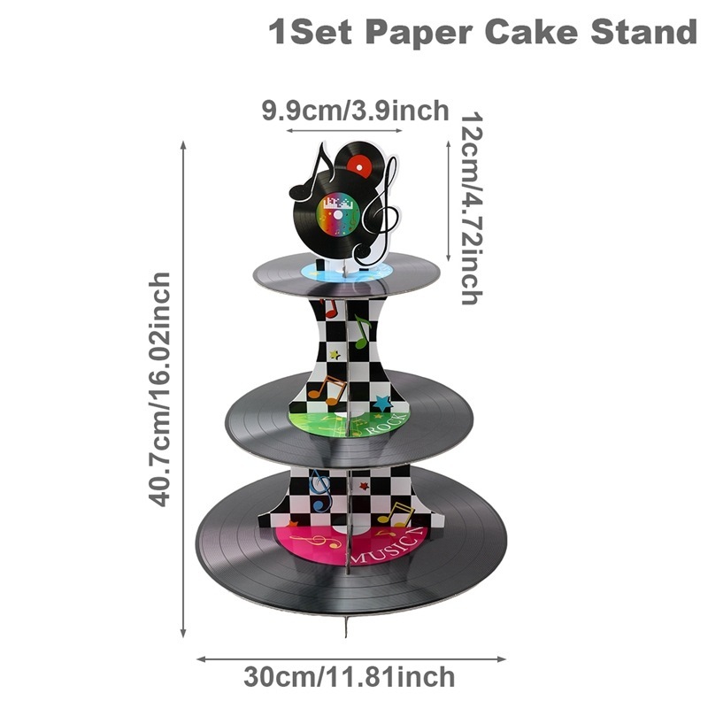 クロスボーダーケーキスタンド誕生日パーティーの装飾ケーキテーブル使い捨て紙デザートテーブルケーキホルダー外国貿易ホット販売|undefined