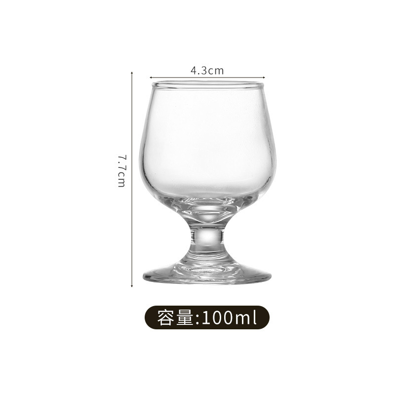 Bar gruesa copa de brandy copa de vidrio copa de vino blanco copa de whisky copa de vino corta copa de vino tinto image 10