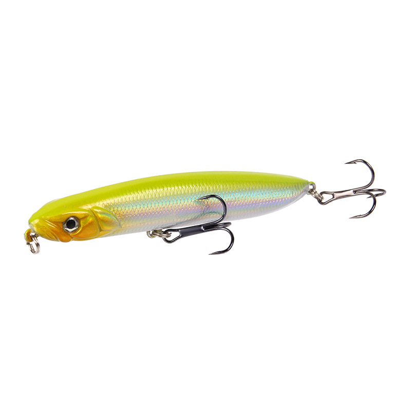 Floating Popper Fishing Lures 125mm 19g Hard Plastic Baits Fresh Water Bass Swimbait Tackle Gear