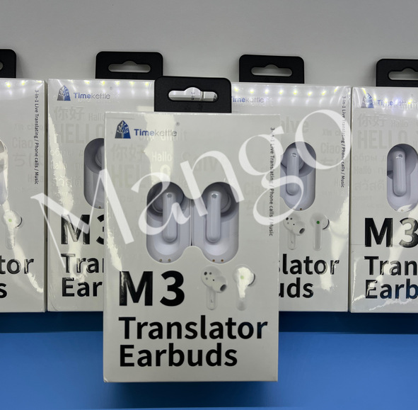 Timekettle olla espacio-tiempo M3 auriculares de traducción de viaje de aprendizaje en varios idiomas interpretación simultánea Bluetooth fuera de línea