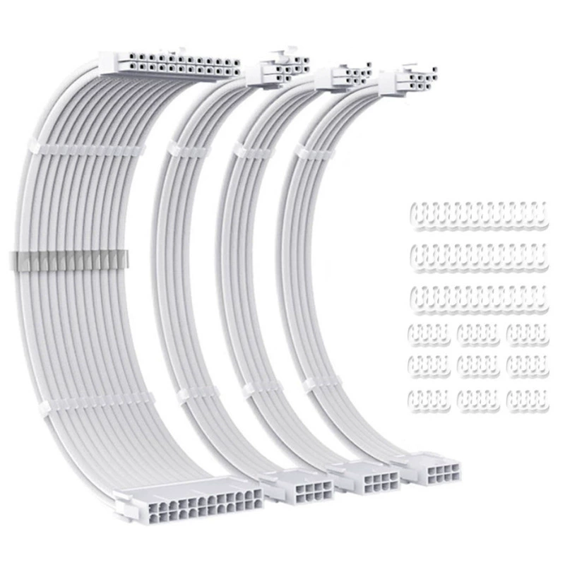Desktop computer case power extension cable 8Pin power supply cable graphics card motherboard CPU adapter 24Pin data cable