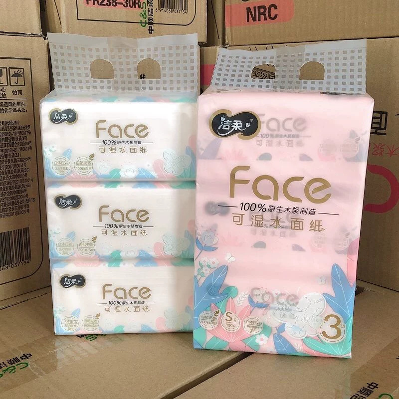 C&S tissue paper, cotton soft texture, 100 sheets, household facial tissue, affordable napkin paper, toilet paper, wholesale by the box