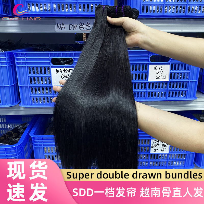 Grade One Hair Extensions Sdd Bone Straight Hair Real Human Hair Vietnamese Straight Hair Human Hair Wigs Human Hair Bundles